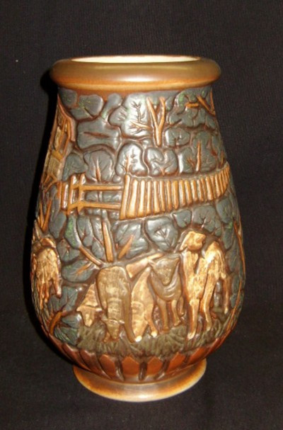 Vase Art Nouveau de Mougin