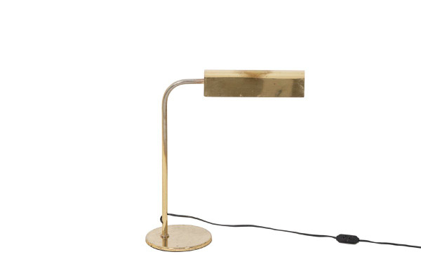Library Lamp In Golden Brass, 1970s, LS5687409E