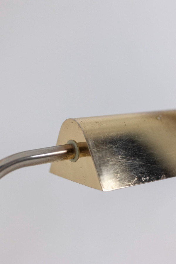 Library Lamp In Golden Brass, 1970s, LS5687409E