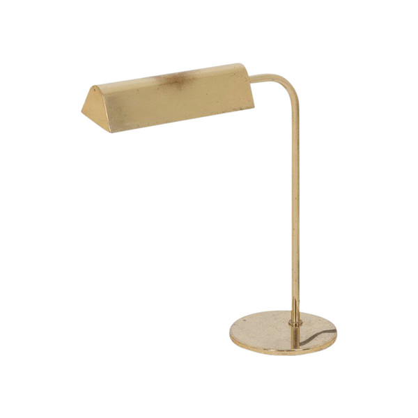 Library Lamp In Golden Brass, 1970s, LS5687409E