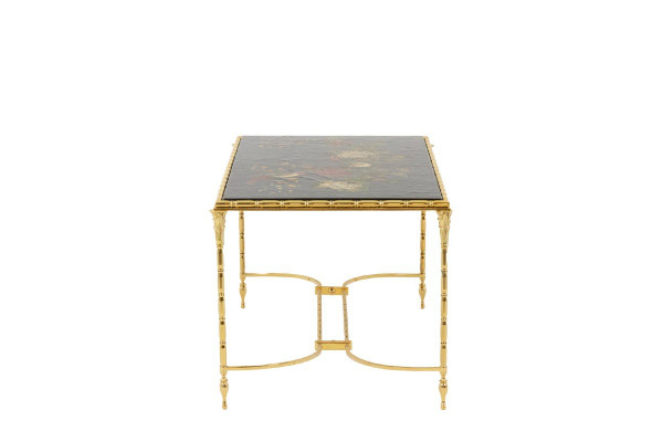 Maison Baguès, Coffee Table In Lacquer And Bronze, 1950s, LS5547809B