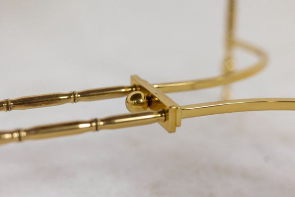 Maison Baguès, Coffee Table In Lacquer And Bronze, 1950s, LS5547809B