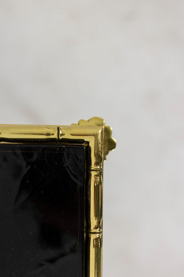 Maison Baguès, Coffee Table In Lacquer And Bronze, 1950s, LS5547809B