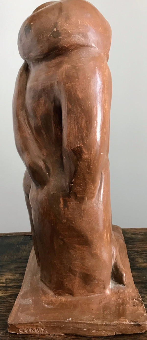 Adam et Ève, 1932, 2ème version, Joseph Czaky (1888-1971)