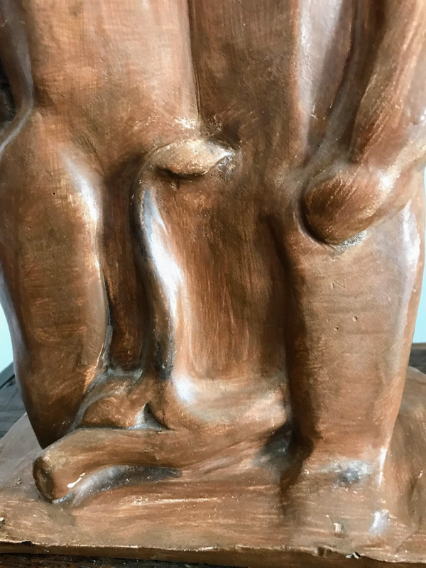 Adam et Ève, 1932, 2ème version, Joseph Czaky (1888-1971)