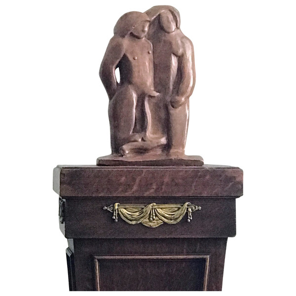 Adam et Ève, 1932, 2ème version, Joseph Czaky (1888-1971)
