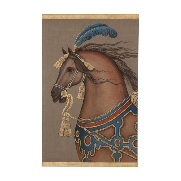 Toile Peinte Représentant Un Cheval, Travail Contemporain, LS5690585B