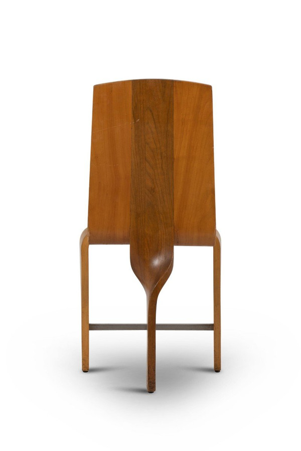 Set di otto sedie in betulla bionda, anni '80, LS54792009B