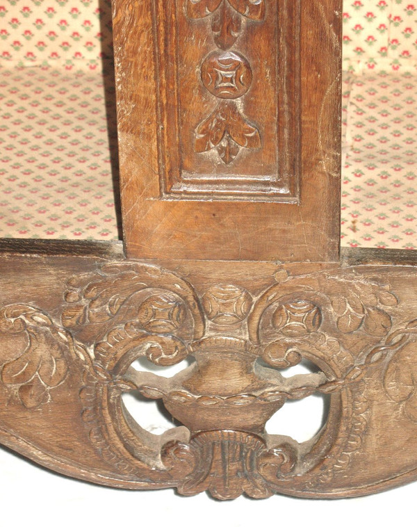 Buffet vaisselier 2 corps en chêne époque 18ème