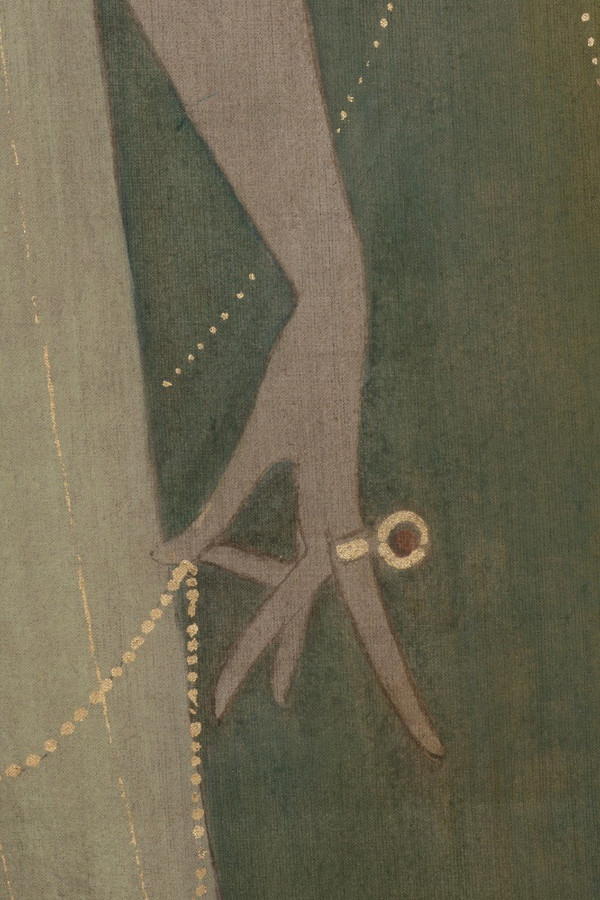 Leinwandgemälde, elegant Im Art Deco Stil, Zeitgenössisches Arbeiten, LS56471081B