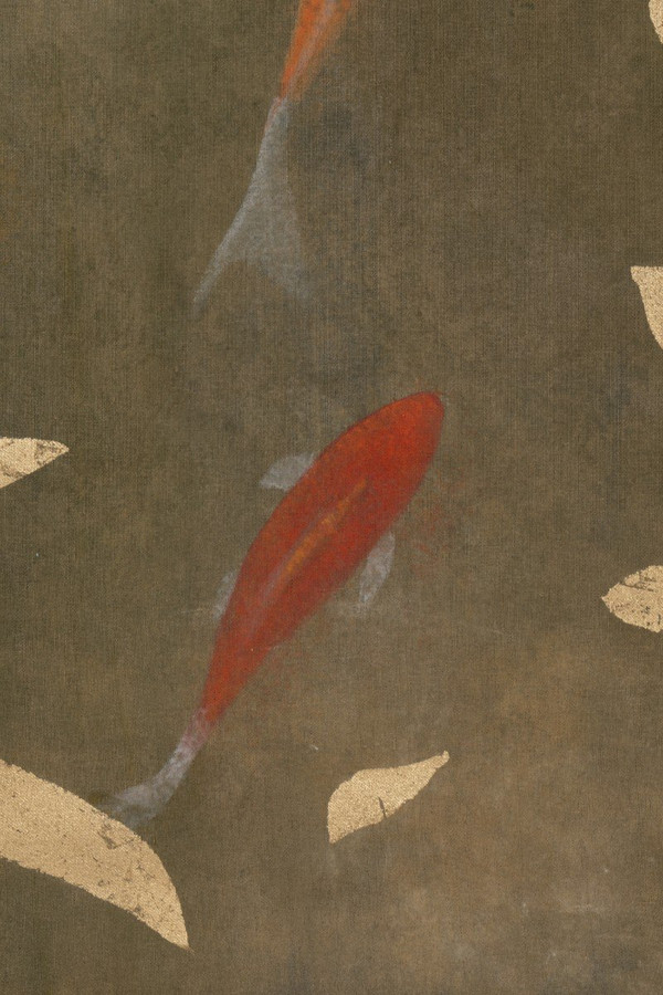 Leinwandbild, Koi-Karpfen, Zeitgenössische Arbeit, LS5648675C