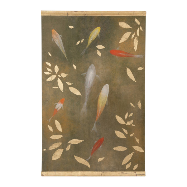 Painted Canvas, Koi Carp, Contemporary Work, LS5648675C