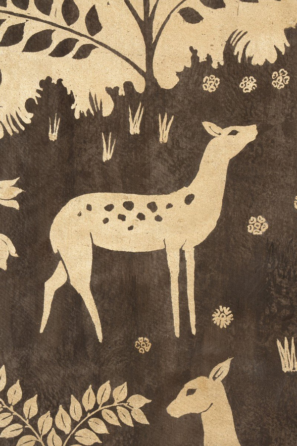 Toile Peinte, Biches, Travail Contemporain, LS5649675A