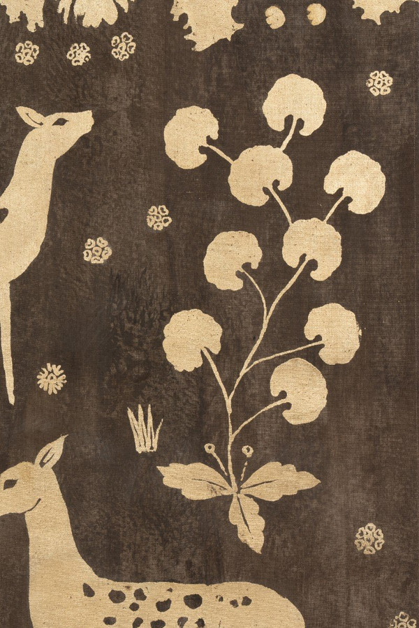 Toile Peinte, Biches, Travail Contemporain, LS5649675A