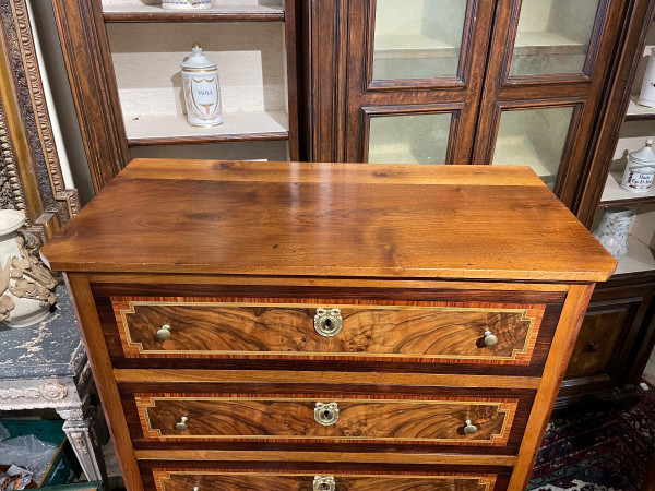 Chiffonnier in legno pregiato Luigi XVI Inizio XIX secolo