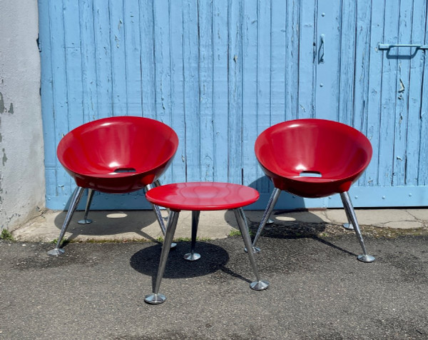 Salotto di design termoformato, anni '70
