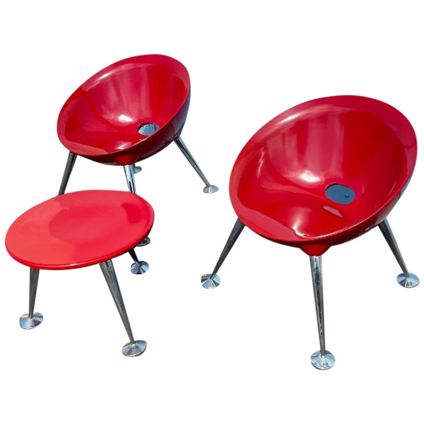 Salotto di design termoformato, anni '70