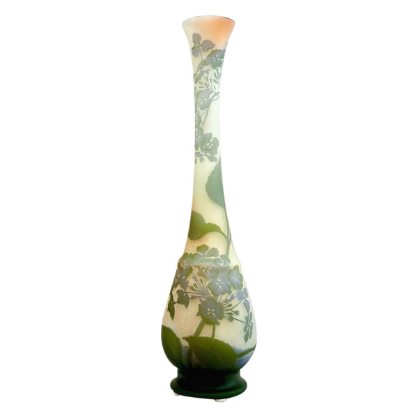 Important Art Nouveau Gallé Vase