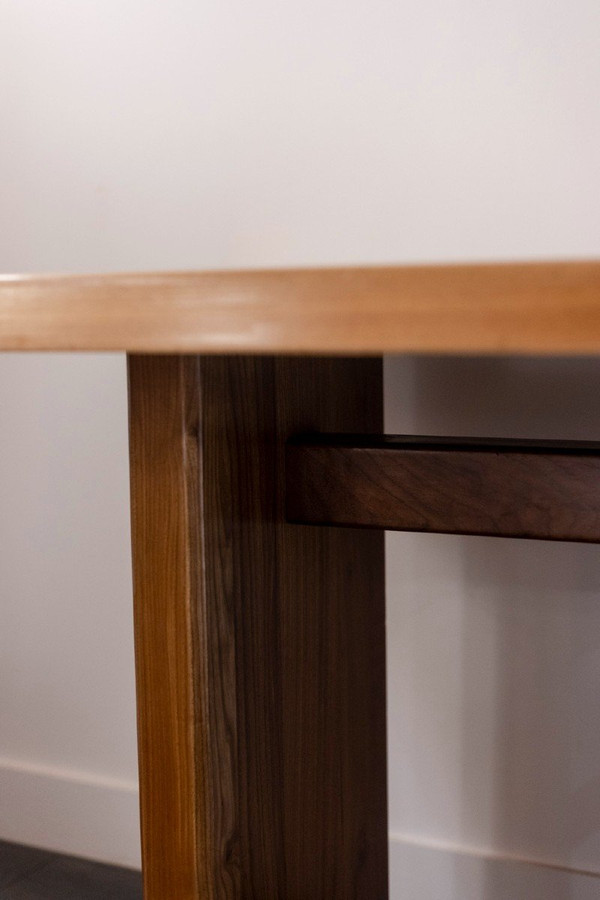 Pierre Chapo, Table En Orme Modèle T14a, Années 1960, LS55764207C