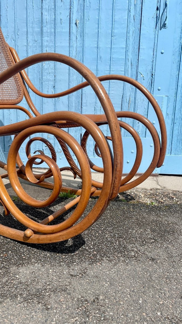 Rocking Chair, Rocking Chair In The Style Of Thonet, Early 20th Century
