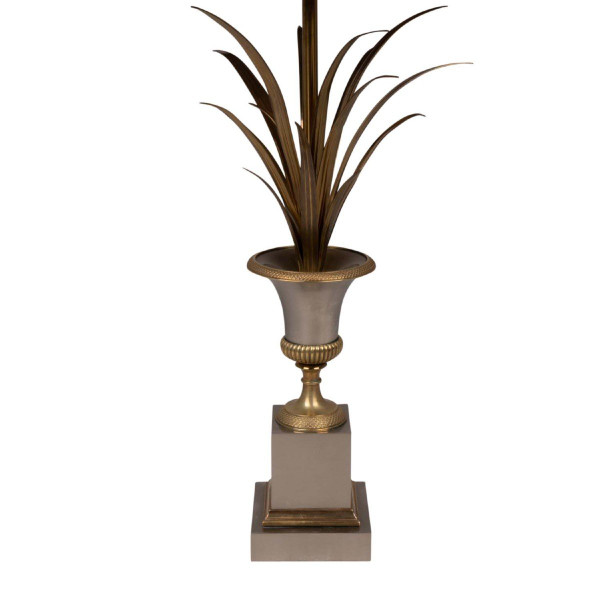 Maison Charles, lampada "Reed" in bronzo, anni '70, LS5571756B