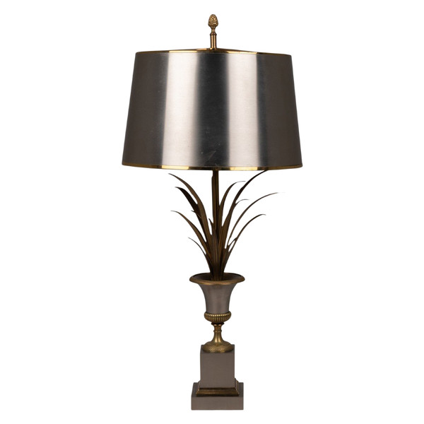 Maison Charles, lampada "Reed" in bronzo, anni '70, LS5571756B