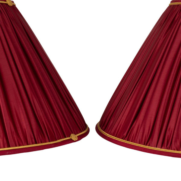Coppia di lampade in bronzo e porcellana di Bayeux, 1880 circa, LS55451014B