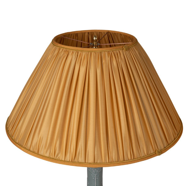 Coppia di lampade in porcellana celeste e bronzo, 1880 circa, LS5543798A