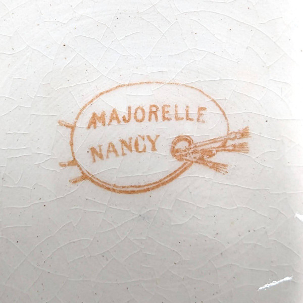 Boite  Art Nouveau Majorelle (nancy) En Porcelaine 1900