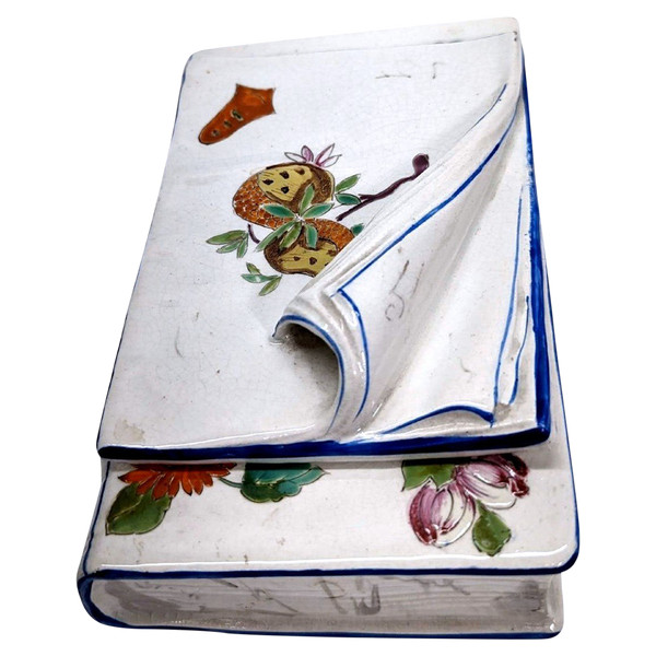 Boite  Art Nouveau Majorelle (nancy) En Porcelaine 1900