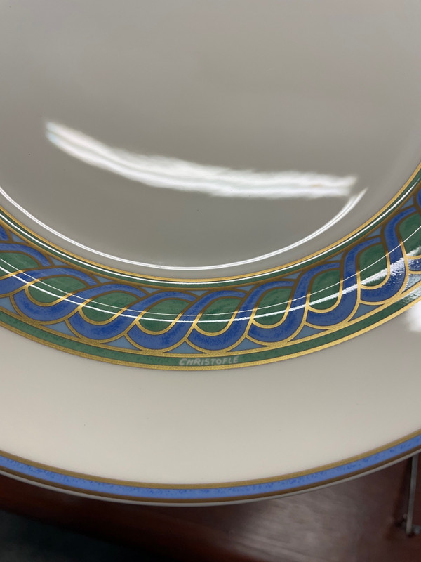 Christofle - Model Torsada Service 8 People Porcelain