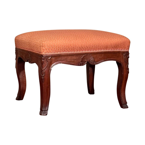 Foot Rest Stool Louis XV Style Epoque Nineteenth