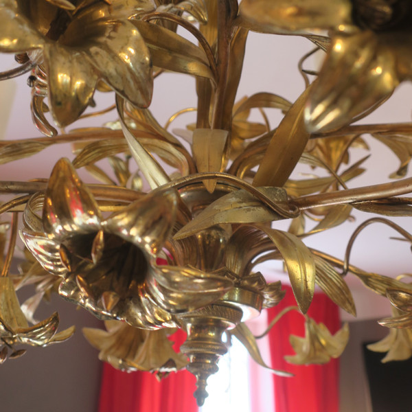 Lustre à dix bougies