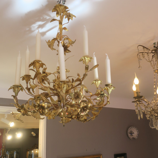 Lustre à dix bougies