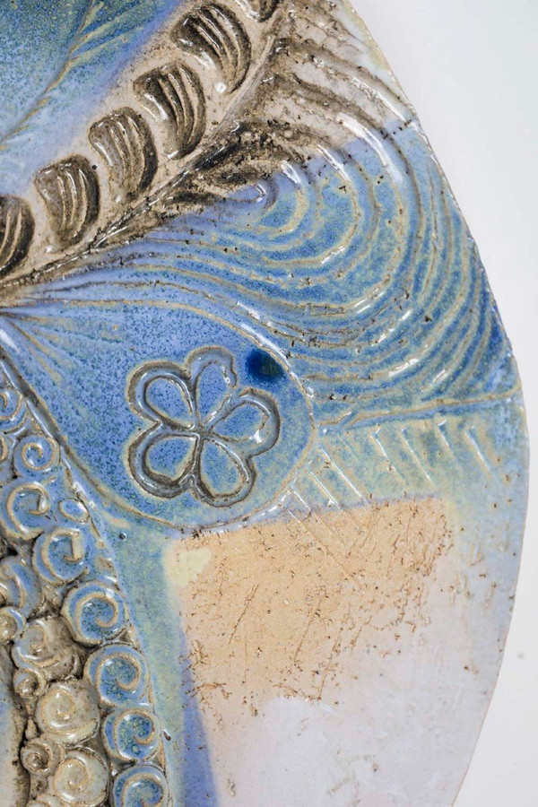 Jean Derval, Ceramic bas-relief sculpture, Year 2004, LS55091807D