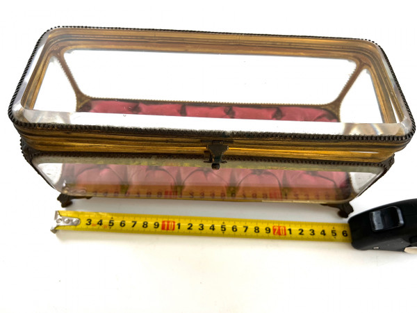 Large Napoleon 3 bevelled jewelry box