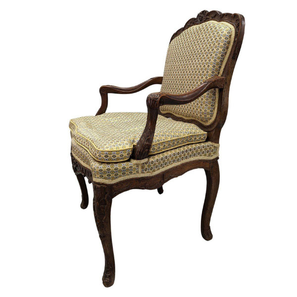 Paire De Fauteuils à La Reine Estampillés De Cresson époque XVIIIème,
