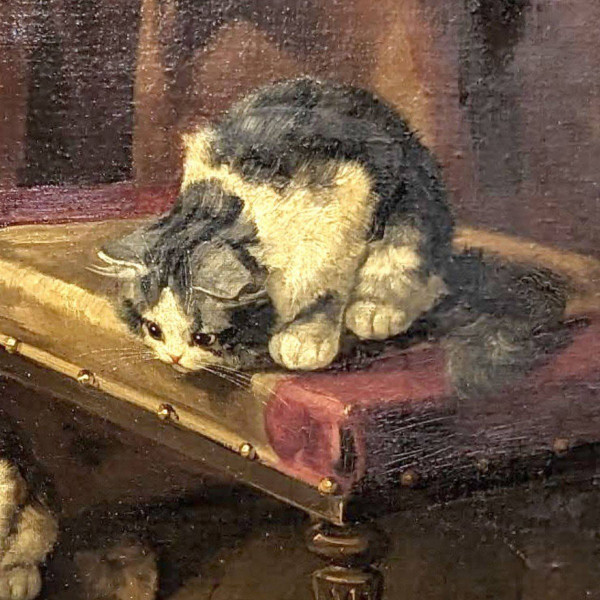 I gattini mangiano un uccellino per la diciannovesima volta di Brunel De Neuville