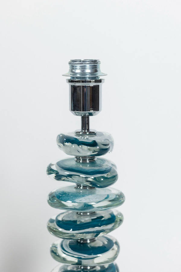 Paar Murano-Glaslampen, Zeitgenössisches Kunsthandwerk, LS5485734D