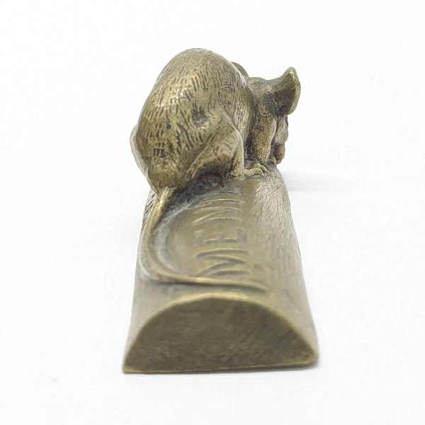 Advertising Bronze By Carvin Chocolat Menier The Little Mouse