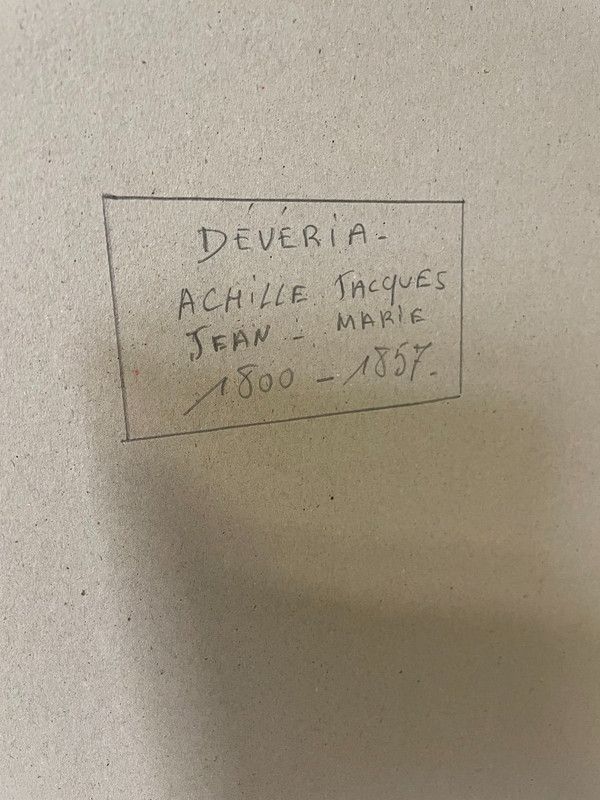 Zeichnen in 3 Techniken von Dévèria 1800-1857