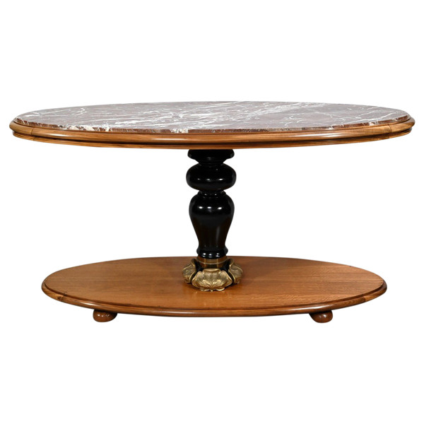 Important Center Table in Mahogany, Art Deco - Early 20th Century