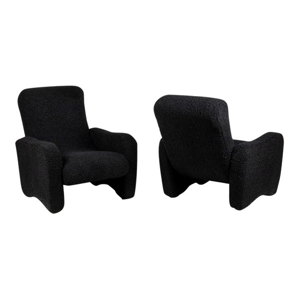 Pair Of Lounge Armchairs, 1970s, LS53691012D