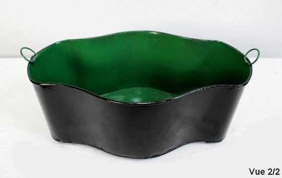 Table planter in blackened wood, Napoleon III period - 19th century