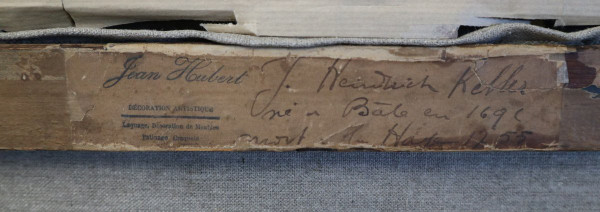 Keller Johann Heinrich, "Die Weinlese", Öl auf Leinwand, 18. Jahrhundert