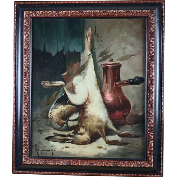 Casimir Raymond, Stillleben mit Hase