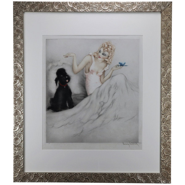 Louis Icart, Morning Cup, Etching and aquatint, 1940