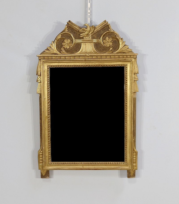 Gilded wood mirror, Louis XVI style - Early 20th century