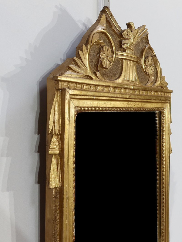 Gilded wood mirror, Louis XVI style - Early 20th century