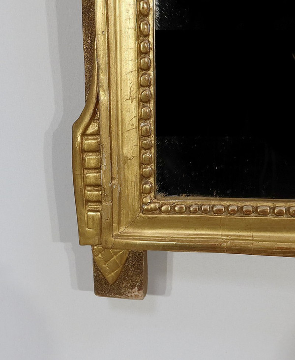 Gilded wood mirror, Louis XVI style - Early 20th century